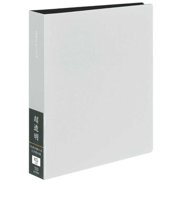ナカバヤシ　黒台紙超透明ポケットアルバムKG判120枚(ホワイト) CTDPKG120W