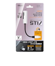 ナカバヤシ アルミカードリーダー (USB2.0 Type-C/スマホ タブレット対応) CRWCSD89SL