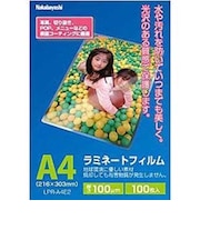 ナカバヤシ ラミネーター専用フィルム(A4サイズ用・100枚) LPRA4E2