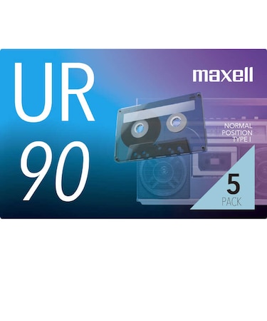マクセル　オーディオカセットテープ90分5巻パック UR90N5P