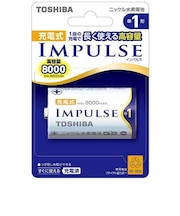 東芝　充電池(単1形1本入)｢充電式IMPULSE｣ TNH1A