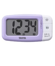 タニタ　抗菌でか見えタイマーPP ブルーベリーパープル TD430PP