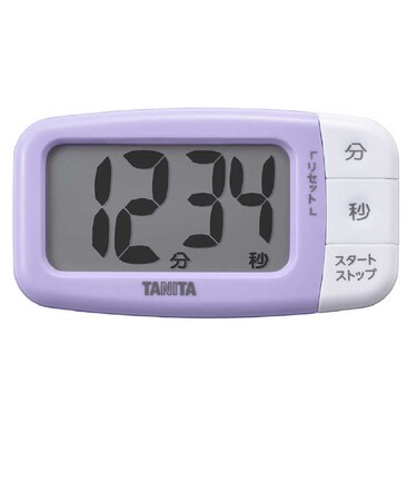 タニタ　抗菌でか見えタイマーPP ブルーベリーパープル TD430PP