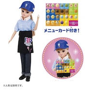 タカラトミー　リカちゃん ようこそ！サーティワン アイスクリームショップ てんいんさんドレス ｻｰﾃｨﾜﾝﾃﾝｲﾝｻﾝﾄﾞﾚｽ