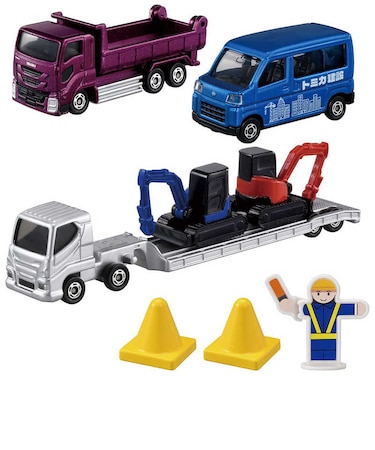 タカラトミー　街をつくるぞ！トミカタウン工事現場セット ﾄﾐｶﾀｳﾝｺｳｼﾞｹﾞﾝﾊﾞｾｯﾄ