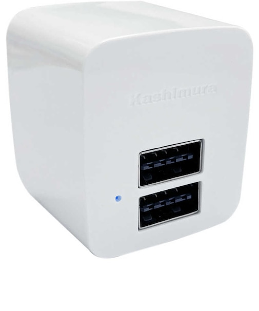 カシムラ　AC充電器 リバーシブルUSB-A 2ポート AC027