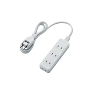 エレコム　ほこり防止シャッタータップ 4個口 1m TTST0222410WH