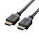 ORIGINALBASIC　HDMIケーブル ブラック [1.5m /HDMI⇔HDMI /スタンダードタイプ /4K対応] BICHDMI15BK