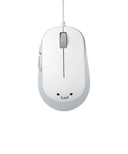 エレコム　マウス Mサイズ [BlueLED /有線 /5ボタン /USB] ホワイト MY9UBXWH