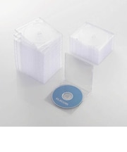 エレコム　CD/DVD/Blu-ray対応収納スリムケース (1枚収納×50セット･クリア) CCDJSCS50CR