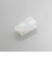 エレコム　ツメの折れないLANコネクタ(Cat5e単線ケーブル対応/10個入り) LDRJ45T10T