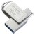 オーム電機　USBメモリー 16GB TypeC＆TypeA対応 PCGEAR ［16GB /USB TypeA＋USB TypeC /USB3.2 /回転式］ PCMC16GS