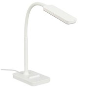 ビックアイデア LEDデスクライト USB給電式 昼白色 スマホスタンド付き ホワイト BIMLEU38AW