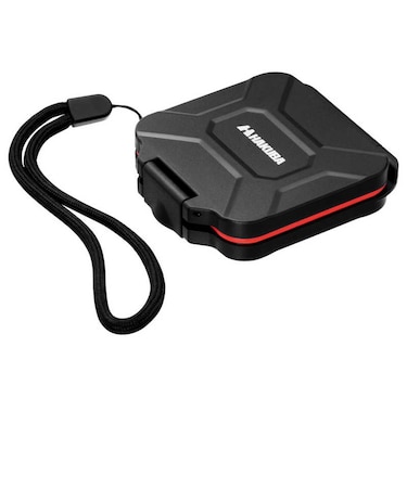 ハクバ　ハードカードケーススリム SD4 レッド (SDカード 4枚収納・microSDカード 8枚収納) ハクバ レッド DMC23SD4RD