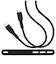 ラスタバナナ　Type-C to Type-C 柔らかシリコンケーブル 1.0m CGRY ［USB Power Delivery対応］ チャコールグレー R10CACC3A06CGRY