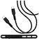 ラスタバナナ　Type-C to Type-C 柔らかシリコンケーブル 2.0m CGRY ［USB Power Delivery対応］ チャコールグレー R20CACC3A06CGRY