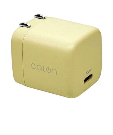 ラスタバナナ　calon AC充電器 Type-Cポート PD20W ［1ポート /USB Power Delivery対応］ ライトイエロー RACC20W05LYL