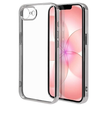 ラスタバナナ　iPhone 17e ケース 極TPU メタルフレーム SV シルバー 9459IP6ETPLSV