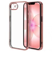 ラスタバナナ iPhone 17e ケース 極TPU メタルフレーム PKGD ピンクゴールド 9460IP6ETPLPKGD