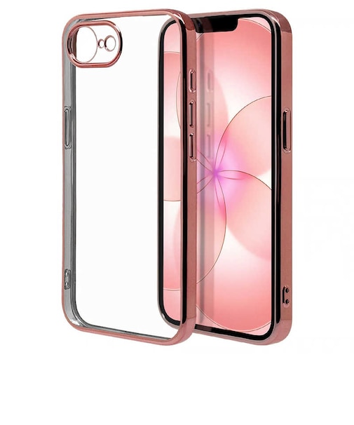 ラスタバナナ　iPhone 17e ケース 極TPU メタルフレーム PKGD ピンクゴールド 9460IP6ETPLPKGD
