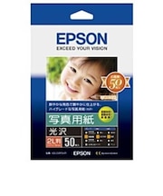 エプソン　写真用紙｢光沢｣ (2L判･50枚) K2L50PSKR