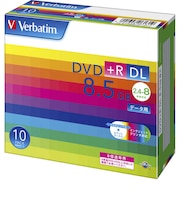 VERBATIMJAPAN データ用DVD+R DL(2.4-8倍速/8.5GB)10枚パック DTR85HP10V1