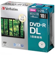 VERBATIMJAPAN　録画用DVD-R DL 8.5GB 10枚(スリムケース) VHR21HP10D1B