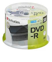 VERBATIMJAPAN データ用DVD-R 4.7GB 50枚(スピンドル) DHR47JP50SD1B