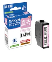 ジット　リサイクルインク カートリッジ エプソン KAM-LM-L(カメ ライトマゼンタ 増量) 対応 JITEKAMLML