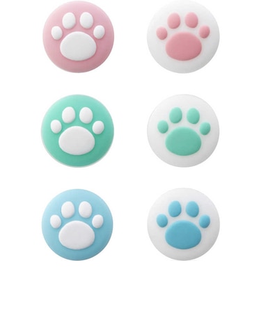 サイバーガジェット　SWITCH Joy-Con用 アナログスティックカバーねこにゃんプラス パステル SWｱﾅﾛｸﾞｶﾊﾞｰﾈｺPA<br>★こちらの商品は人気商品のため、色違い・仕様違い等含め「一家族１台限り」でのご協力をお願いしております。