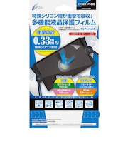 サイバーガジェット　PSPortal用液晶保護フィルム 衝撃吸収タイプ ［PS5］ PSPTﾎｺﾞﾌｨﾙﾑｼｮｳｹﾞｷ