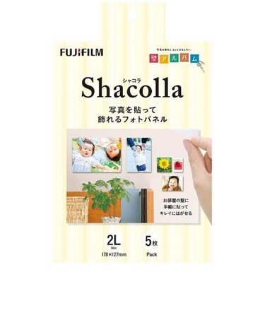 富士フイルム　シャコラ(shacolla)壁タイプ 5枚パック 2Lサイズ WDKABEAL2L5P