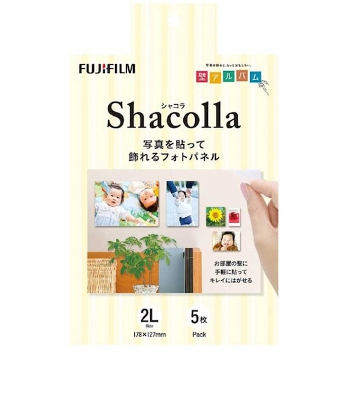 富士フイルム　シャコラ(shacolla)壁タイプ 5枚パック 2Lサイズ WDKABEAL2L5P