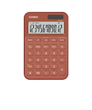 カシオ　デザイン電卓 ミニジャストタイプ［12桁］ブリックレッド MWC20DRDN