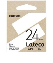 カシオ　ラベルライターLateco用テープ 白 XB24WE