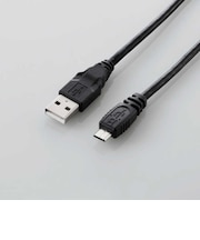エレコム　USB2.0ケーブル/A-microBタイプ/ノーマル/1m/ブラック U2CAMB10XBK
