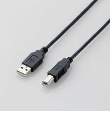エレコム　USB2.0ケーブル/A-Bタイプ/ノーマル/3m/ブラック U2CBN30XBK