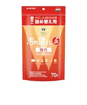 エレコム　ウェットティッシュ 汚れ落とし 強力 詰替 70枚 WCJU70SPN2