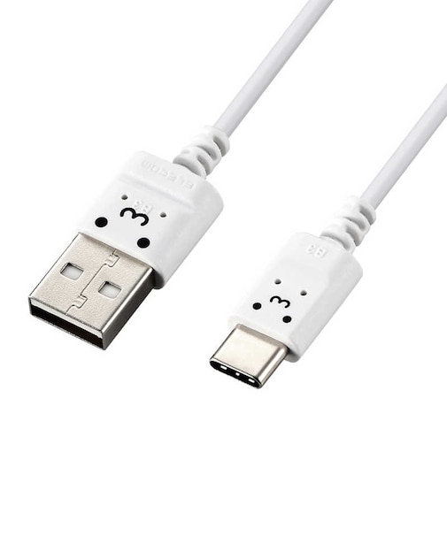 エレコム　USB Type-Cケーブル スマホ用 USB(A-C) 極細 1.0m MPAACX10WF