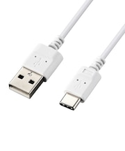 エレコム USB Type-Cケーブル スマホ用 USB(A-C) 極細 1.0m MPAACX10WH