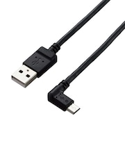 エレコム　カメラ接続用L字USBケーブル（micro-Bタイプ） 2.0m  DGWAMBL20BK