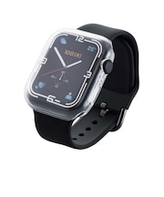 エレコム Apple Watch series7 45mm/フルカバーケース/ソフト AW21AFCUCR