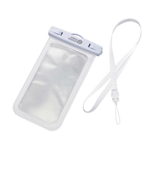 エレコム　スマホ防水ケース IPX8 ( iPhone Android 等 6.9インチまでの スマホ 対応) アウトドア AQUA PROOF ホワイト  PWPSN04WH