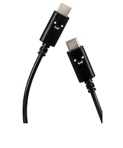エレコム　USB Type-C to USB Type-Cケーブル/顔ツキタイプ/2.0m/クロチャン(ブラック×ホワイト) MPACCF20BF