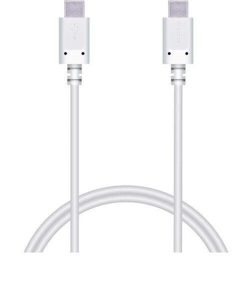 エレコム　USB2.0ケーブル USB Type-C to Type-C 1m PD 60W 急速充電 転送 ホワイト MPAXCC10PNWH
