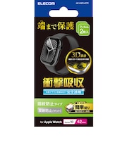 エレコム　Apple Watch 42mm フィルム 衝撃吸収 反射防止 防指紋 貼付ツール付 AW24BFLAFPR