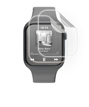 エレコム　Apple Watch 44mm フルカバーフィルム 衝撃吸収 防指紋 高光沢 傷リペア AW25DFLAPKRG