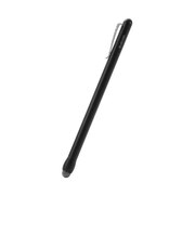 エレコム　タッチペン iPad スマホ タブレット対応 スタイラスペン 導電繊維ペン先 滑りがよい スムーズな書き心地 極細・軽量 スリム クリップ付 PTPSLIMBSSBK
