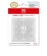 アイレックス　カードケース12 for Nintendo Switch2 クリア ILX2S395