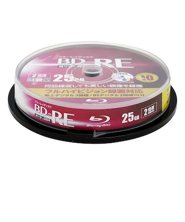 RITEK　録画用BD-RE TRUST スピンドル 10枚 ［10枚 /25GB /インクジェットプリンター対応］ BDRE10SPBIC10VSP